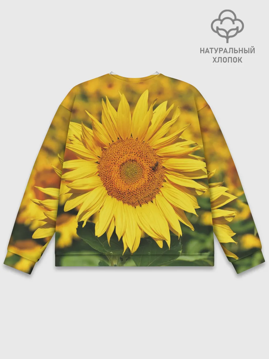 Мужской свитшот базовый / Подсолнух