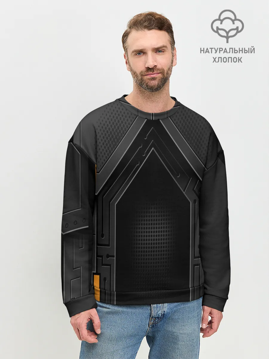 Мужской свитшот базовый / Броня робота