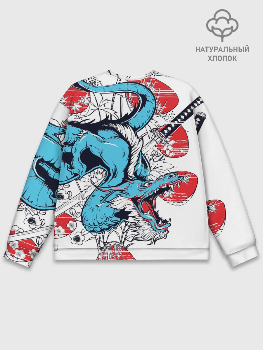 Мужской свитшот базовый / Дзётаро самурайский меч