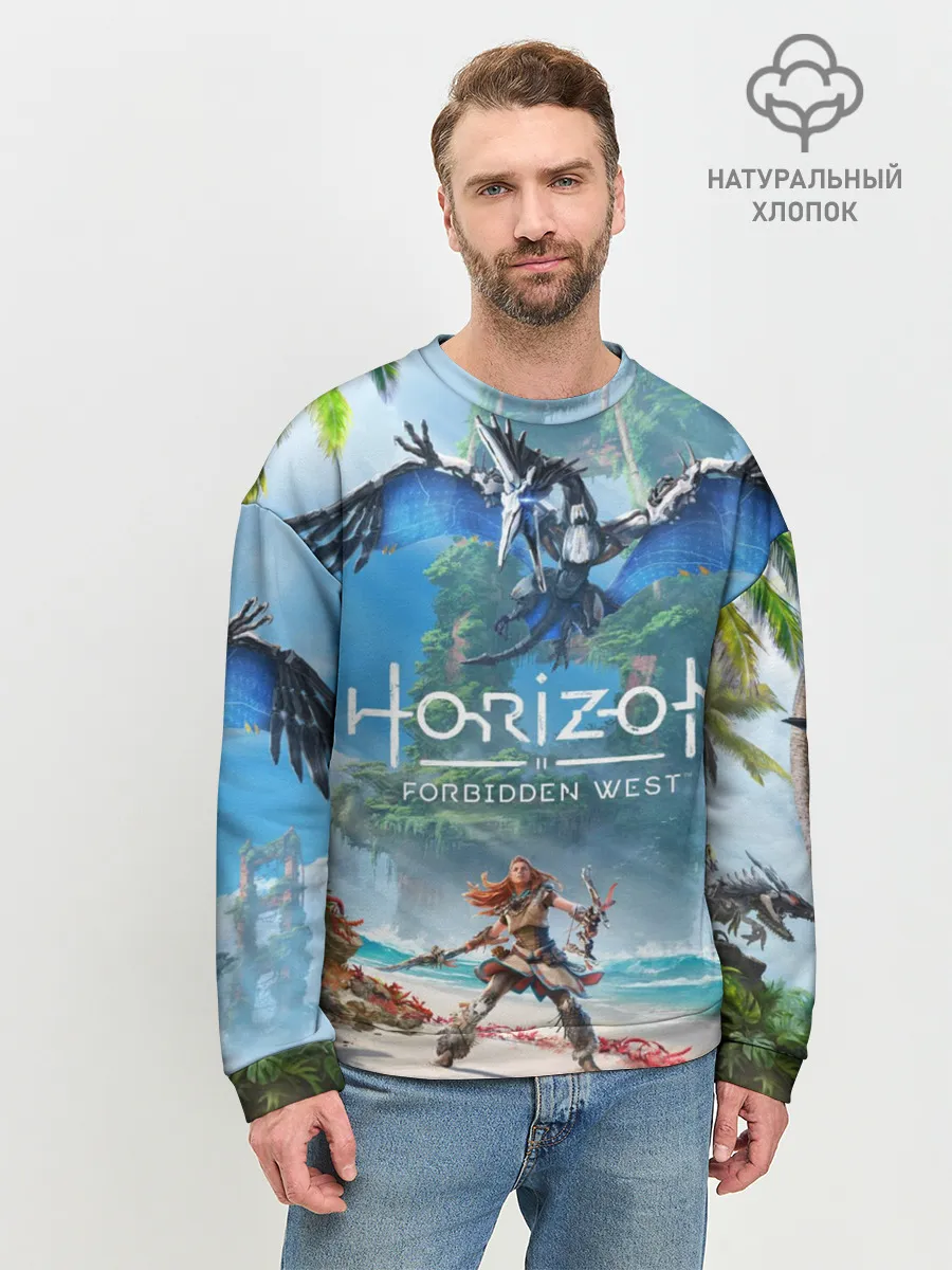Мужской свитшот базовый / Horizon Forbidden West