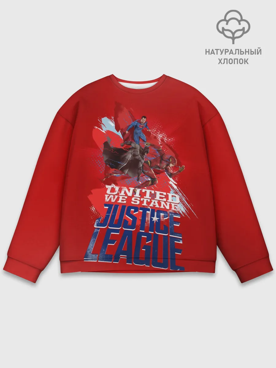 Мужской свитшот базовый / Justice League