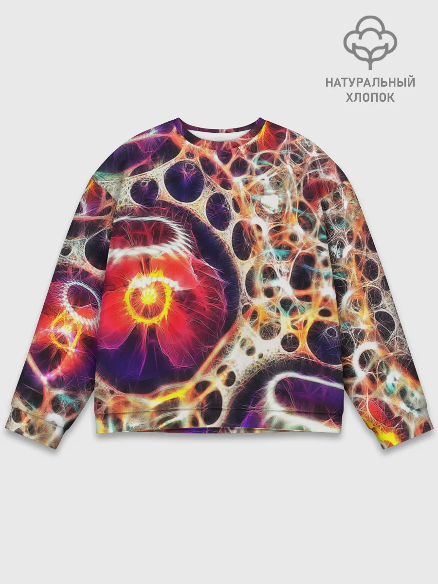 Мужской свитшот базовый / Абстракция / Психоделика
