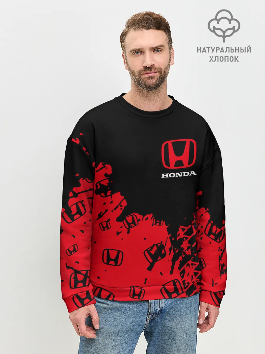 Мужской свитшот базовый / HONDA / ХОНДА