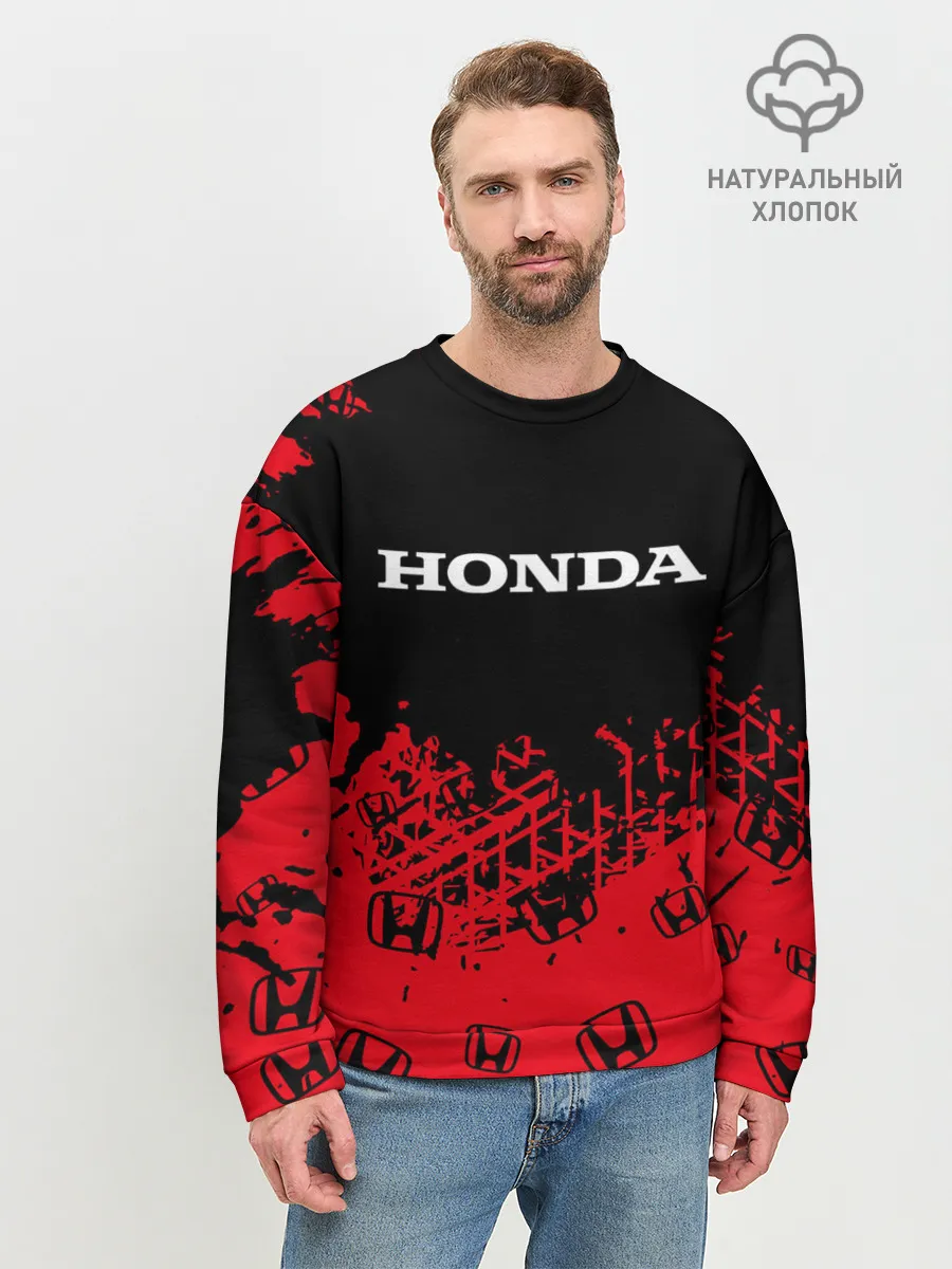 Мужской свитшот базовый / HONDA / ХОНДА