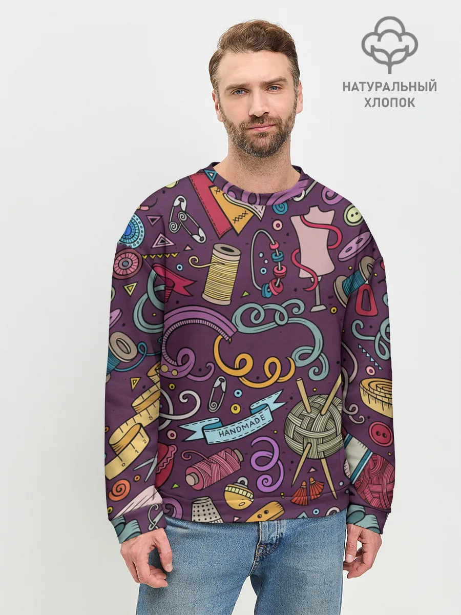 Мужской свитшот базовый / шитье