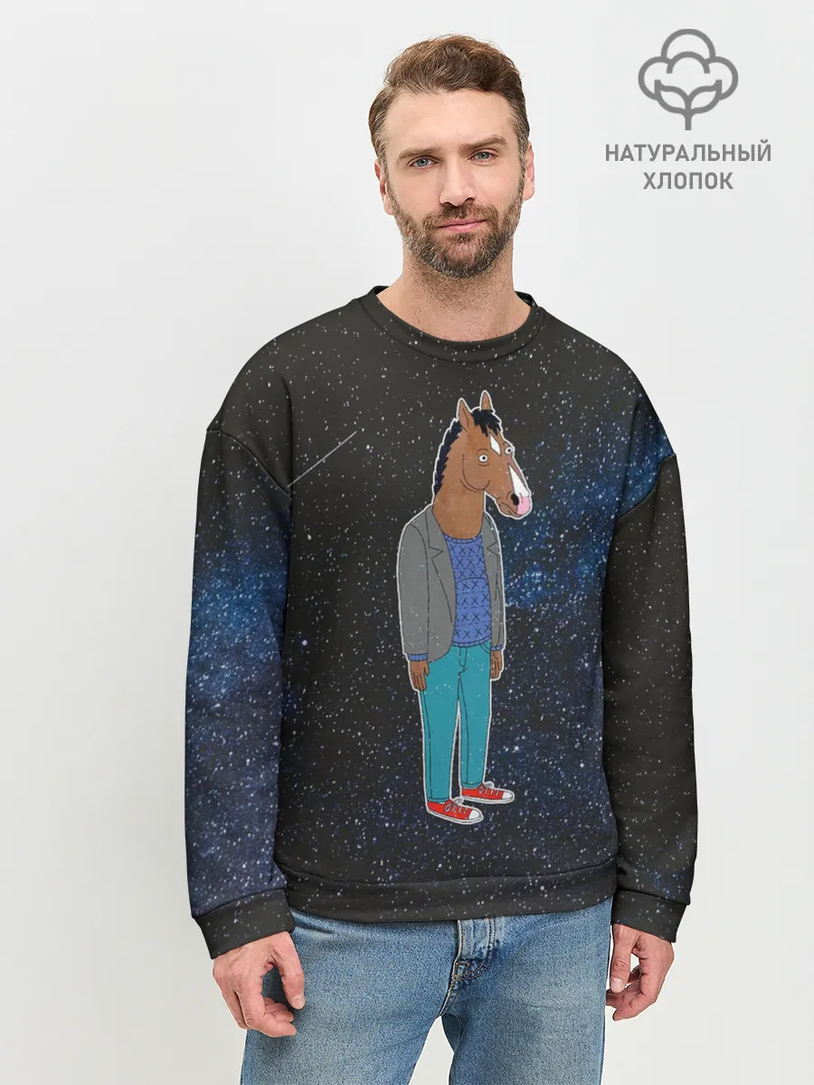 Мужской свитшот базовый / galaxy BoJack