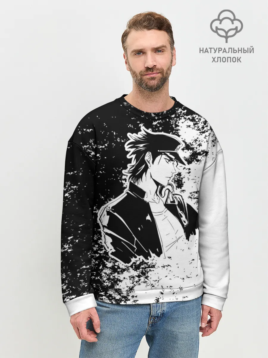 Мужской свитшот базовый / Приключения ДжоДжо