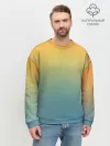Мужской свитшот базовый / Мягкий летний градиент
