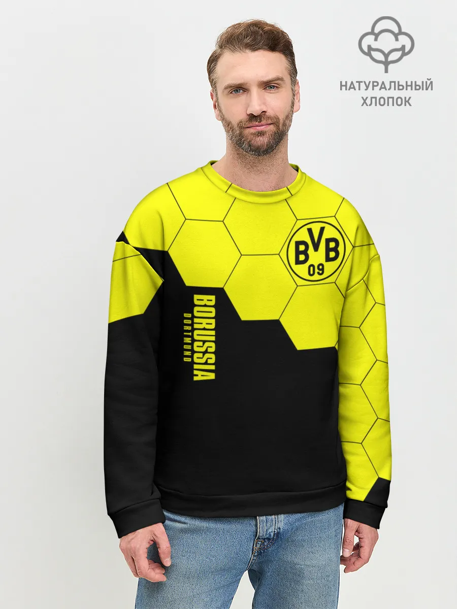 Мужской свитшот базовый / Borussia Dortmund