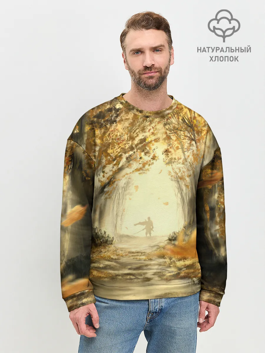 Мужской свитшот базовый / Ghost of Tsushima