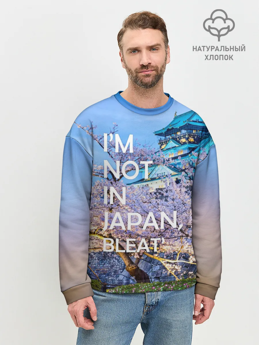 Мужской свитшот базовый / Я не в Японии 10