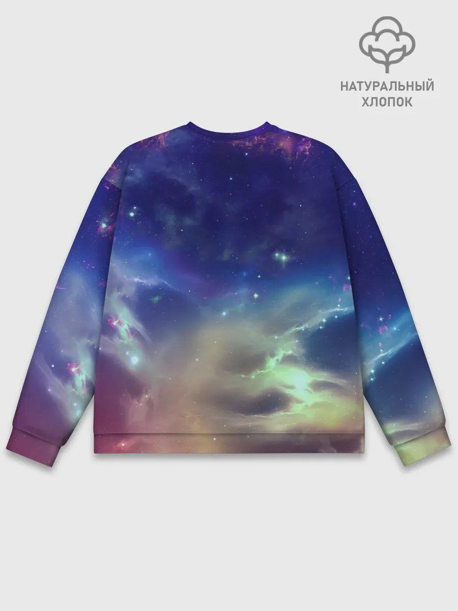Мужской свитшот базовый / Космическое сияние