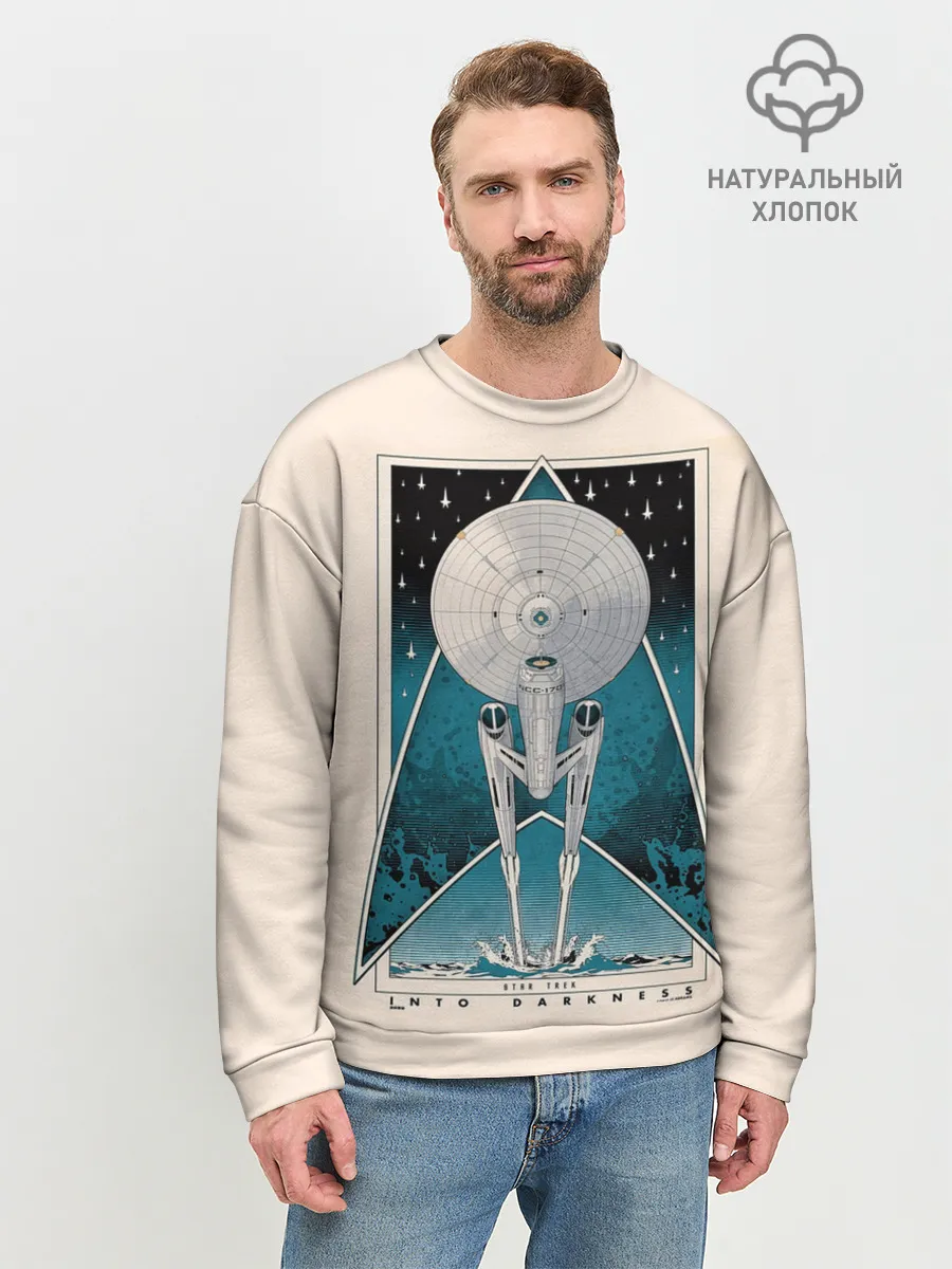 Мужской свитшот базовый / Star Trek
