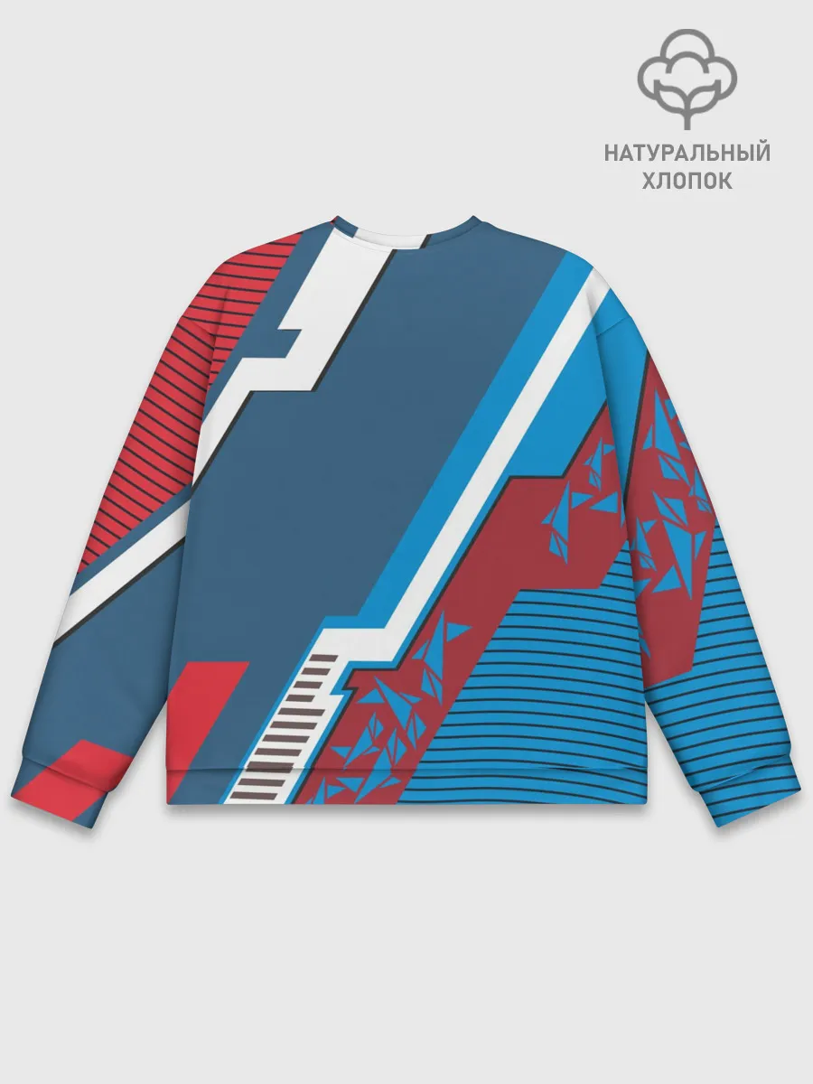 Мужской свитшот базовый / Cyborg logo