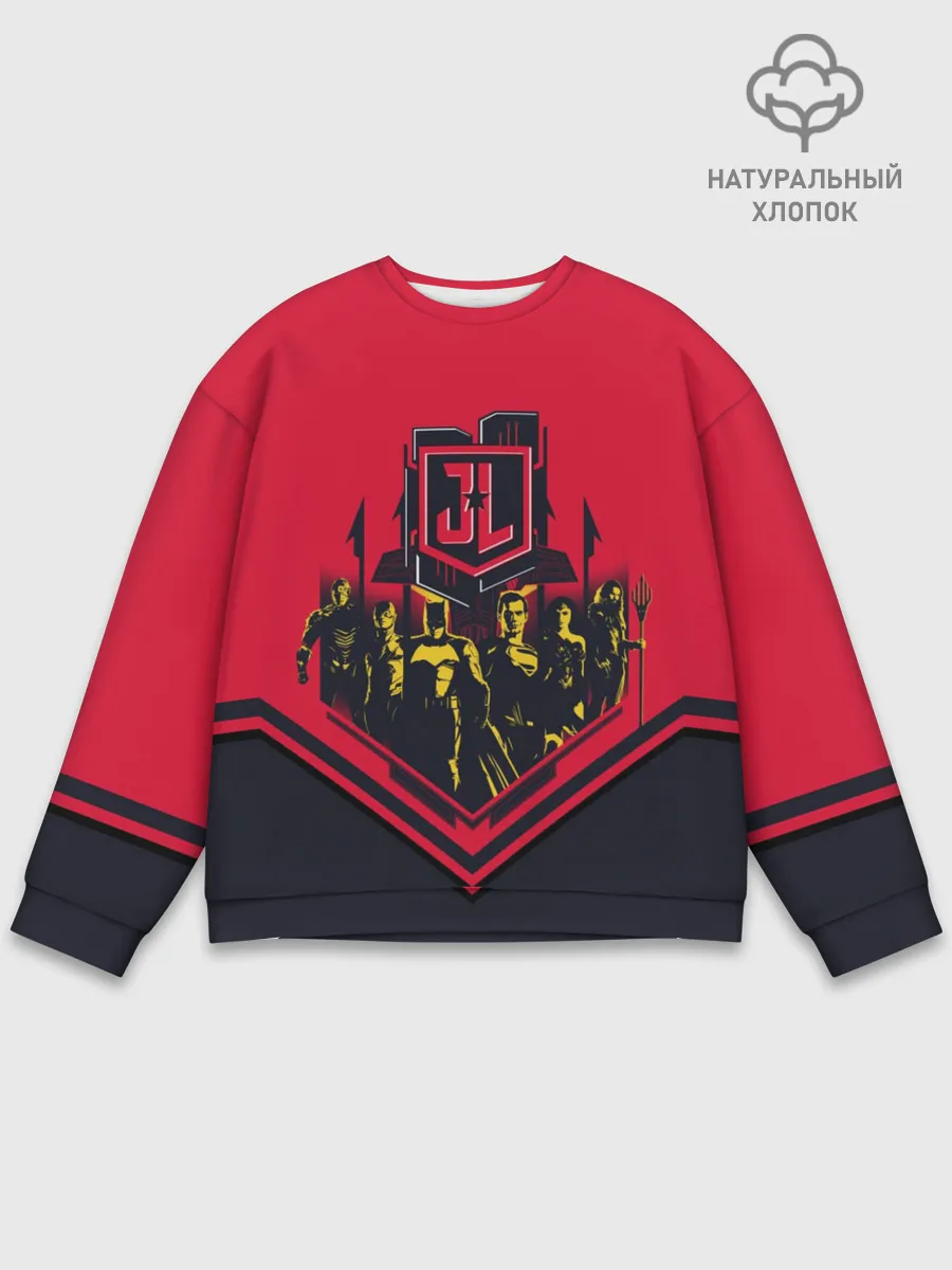 Мужской свитшот базовый / Justice League