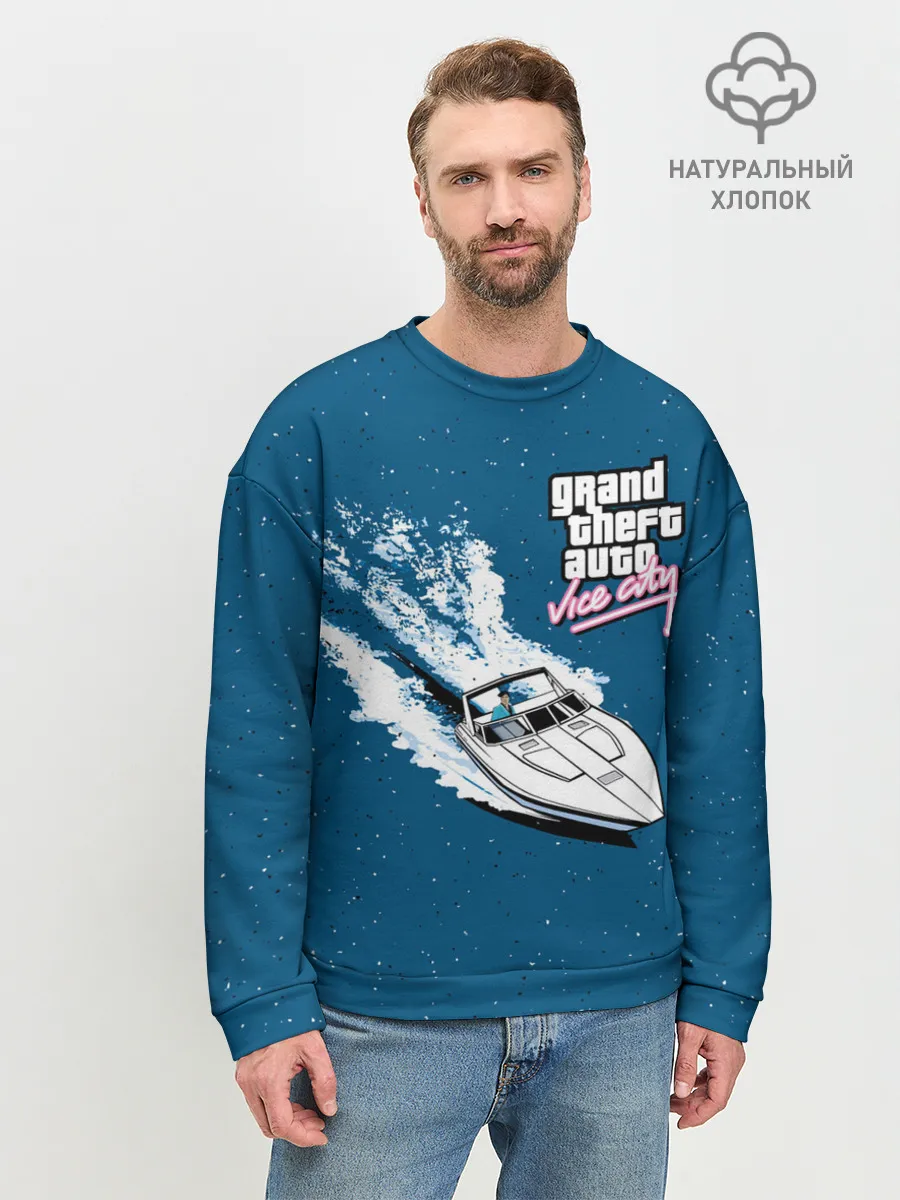 Мужской свитшот базовый / GTA Vice City