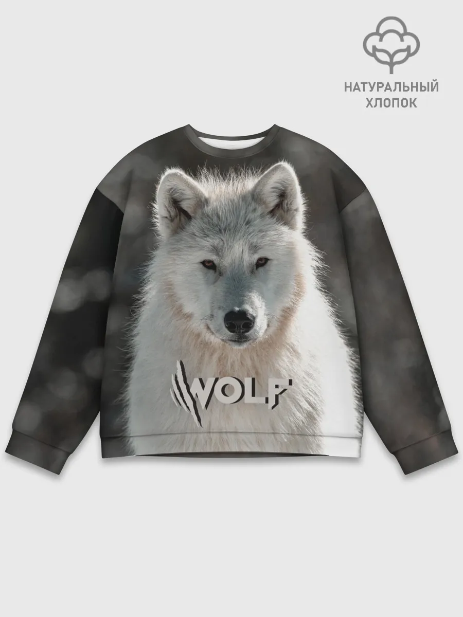 Мужской свитшот базовый / Волк