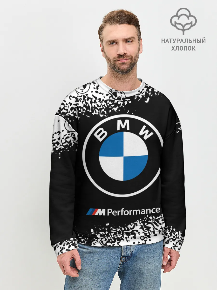 Мужской свитшот базовый / BMW / БМВ