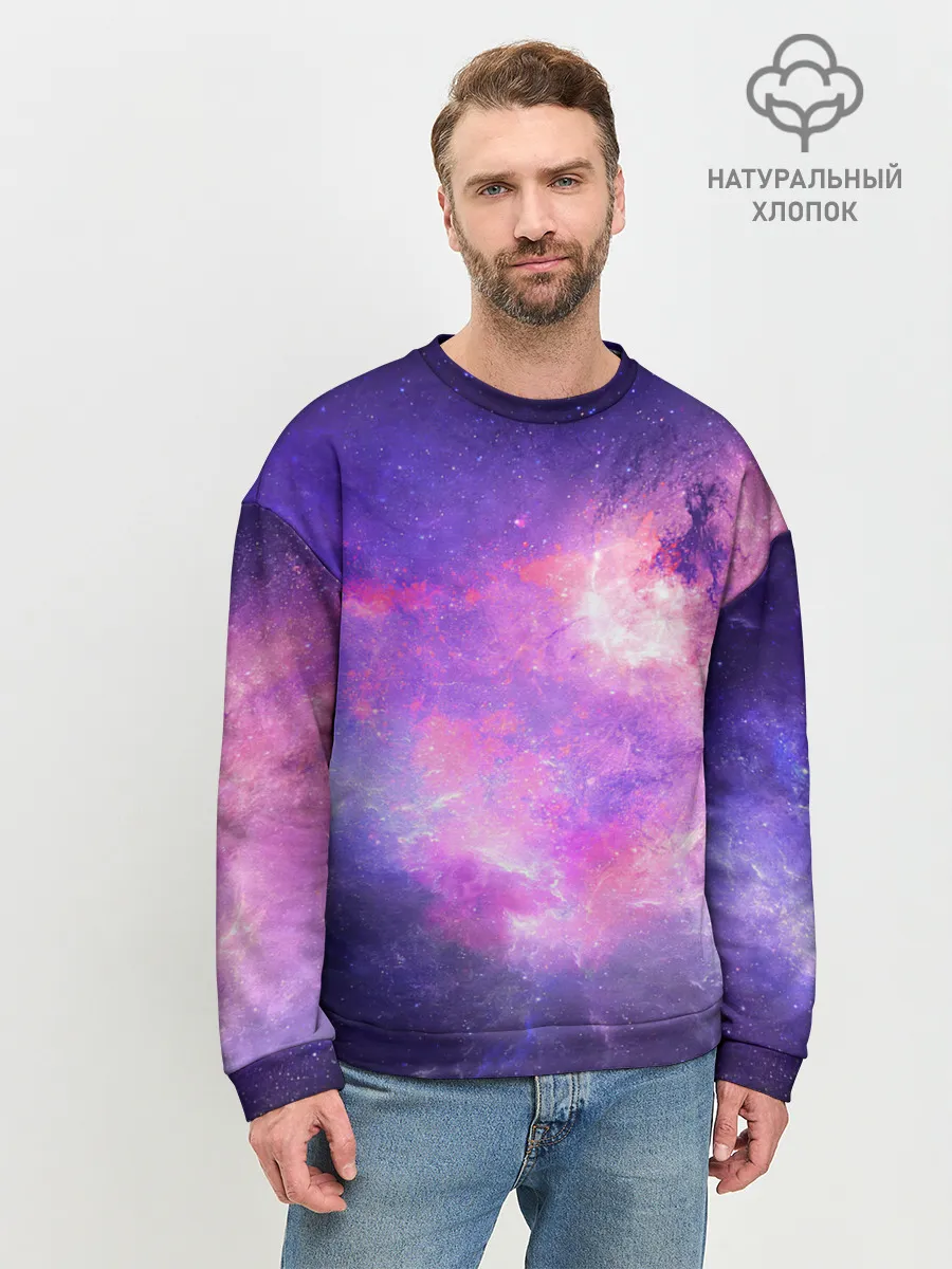 Мужской свитшот базовый / Космические дали