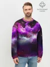 Мужской свитшот базовый / Космическое небо