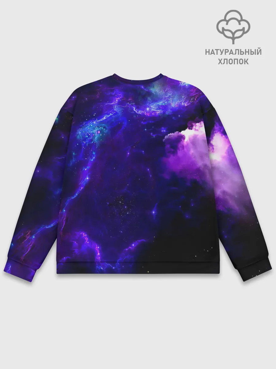 Мужской свитшот базовый / Космическое небо