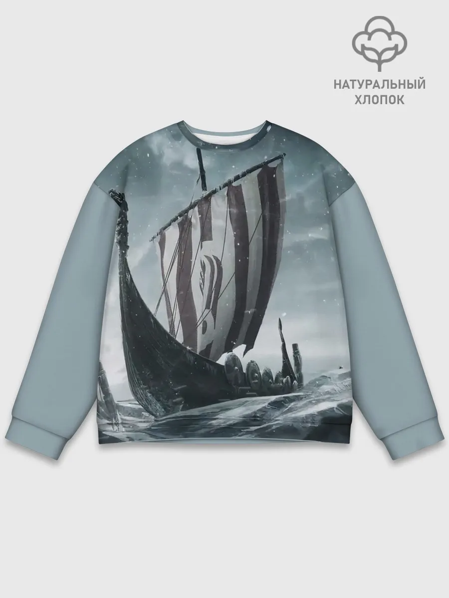 Мужской свитшот базовый / Викинги