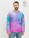Мужской свитшот базовый / Акварельные пятна
