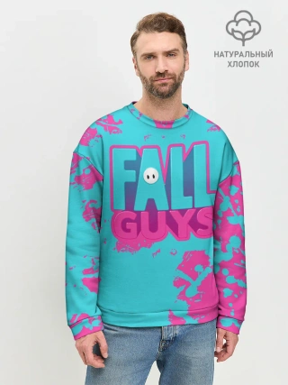 Мужской свитшот базовый / Fall Guys: Ultimate Knockout