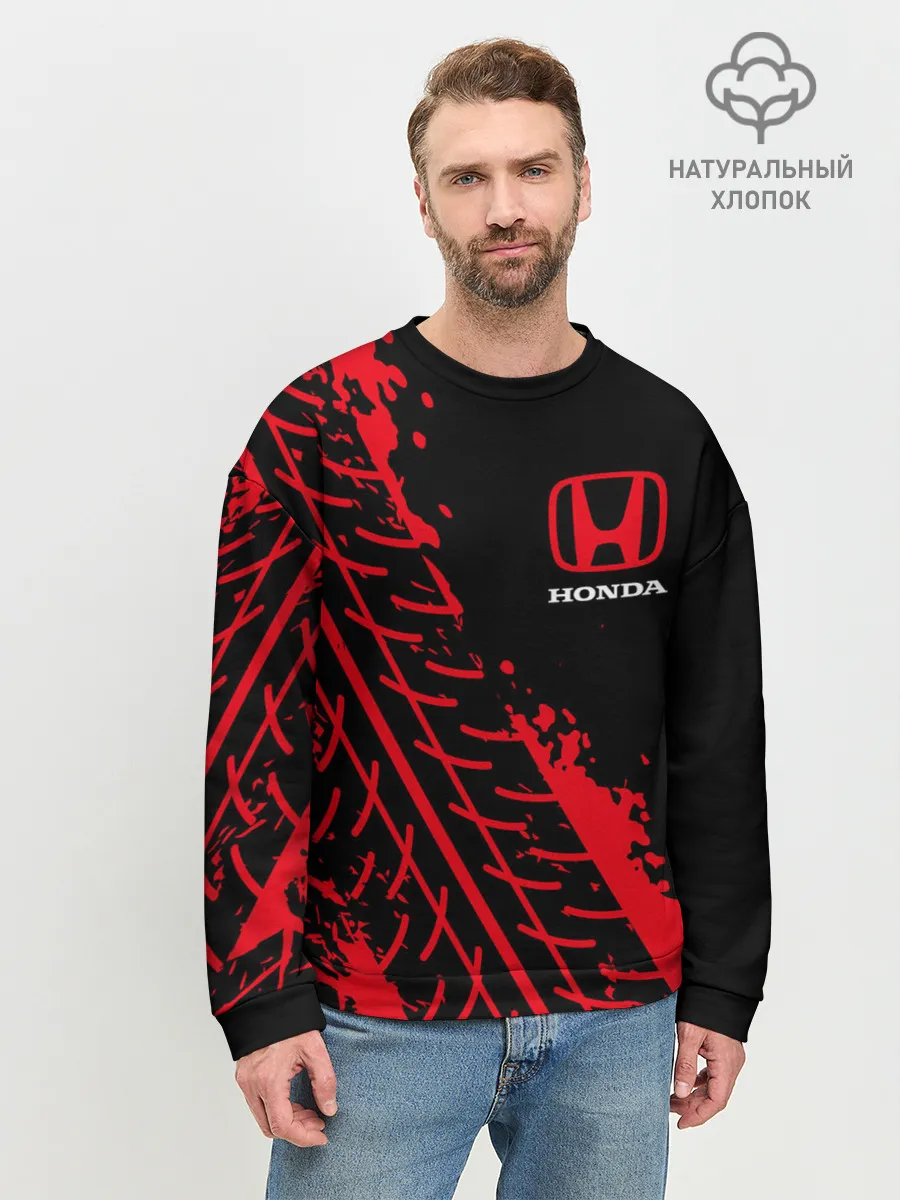 Мужской свитшот базовый / HONDA / ХОНДА