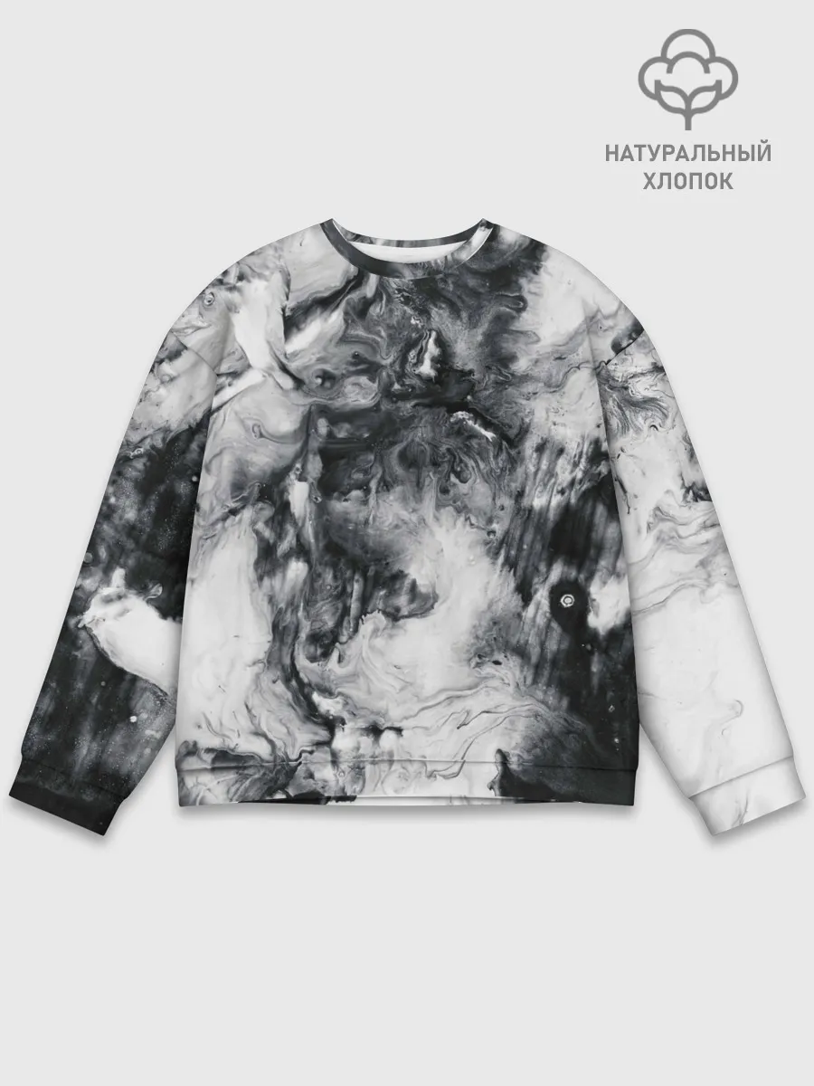 Мужской свитшот базовый / МРАМОР