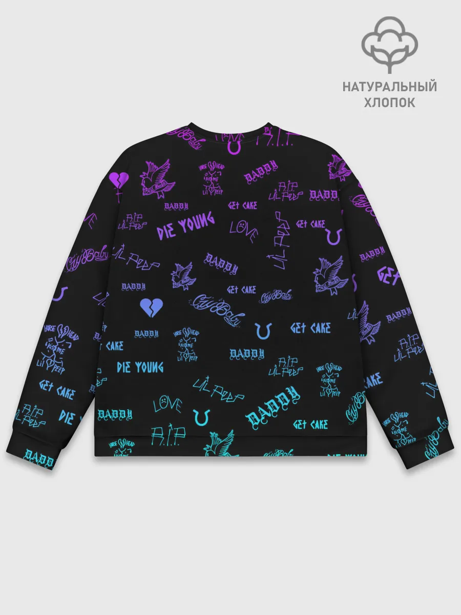 Мужской свитшот базовый / Lil Peep