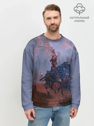 Мужской свитшот базовый / Horizon Zero Dawn