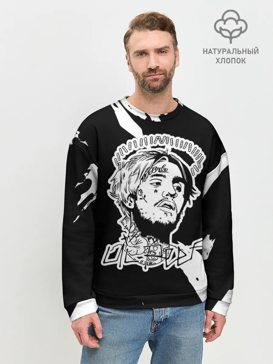 Мужской свитшот базовый / Lil Peep