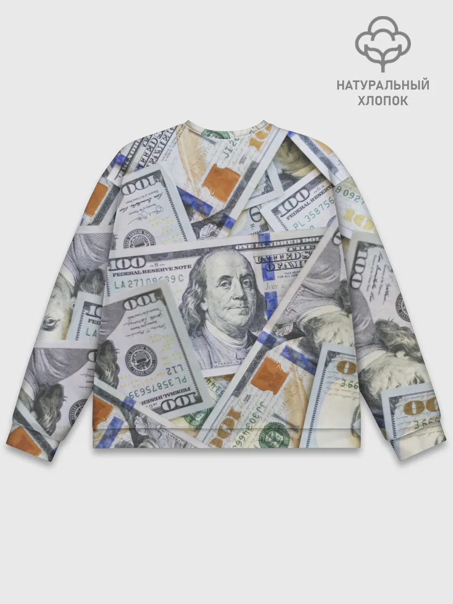 Мужской свитшот базовый / Доллары