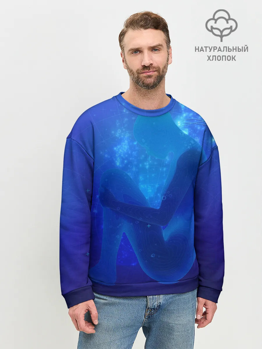 Мужской свитшот базовый / Human Genesis