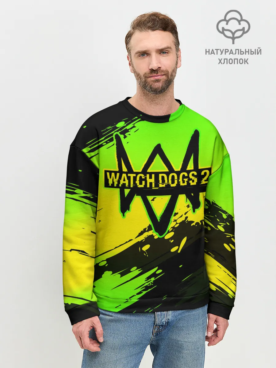Мужской свитшот базовый / WATCH DOGS