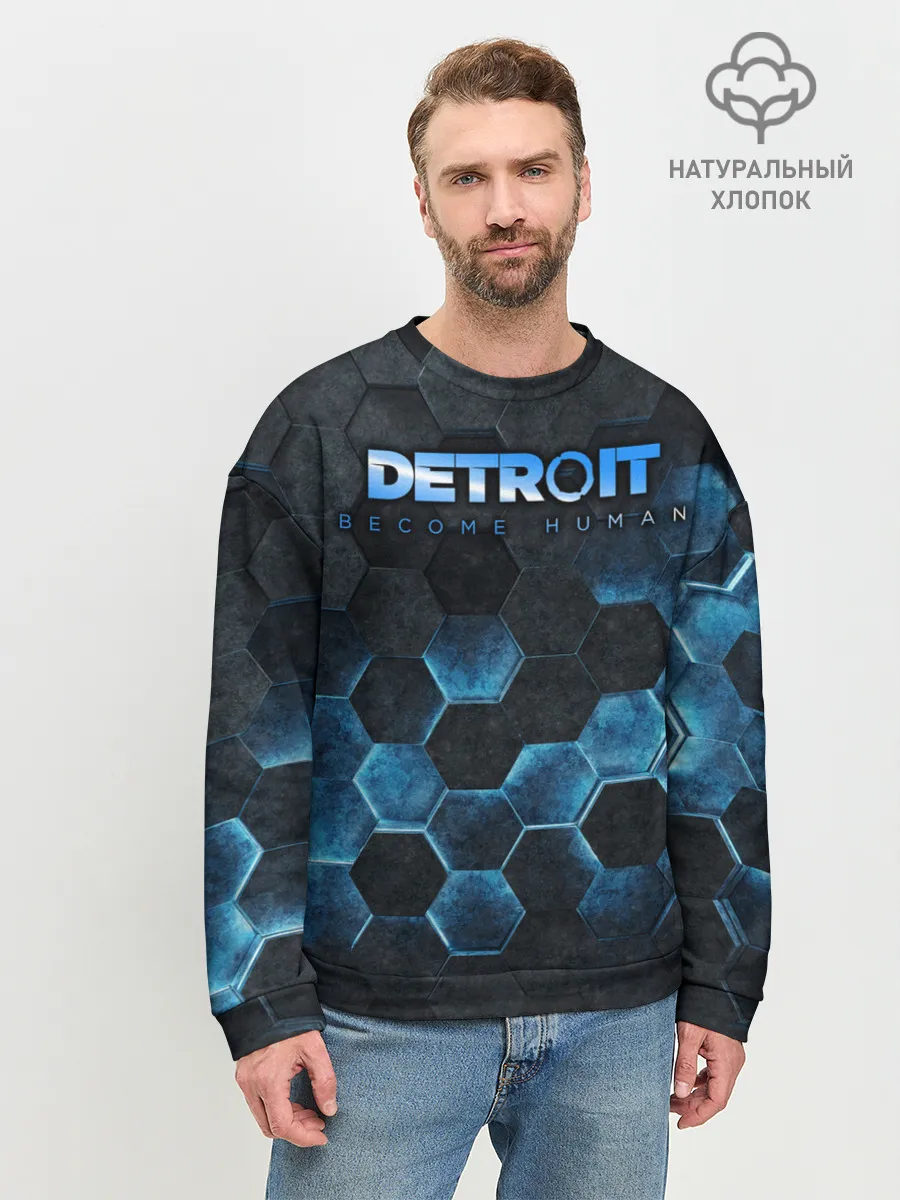 Мужской свитшот базовый / Detroit: Become Human