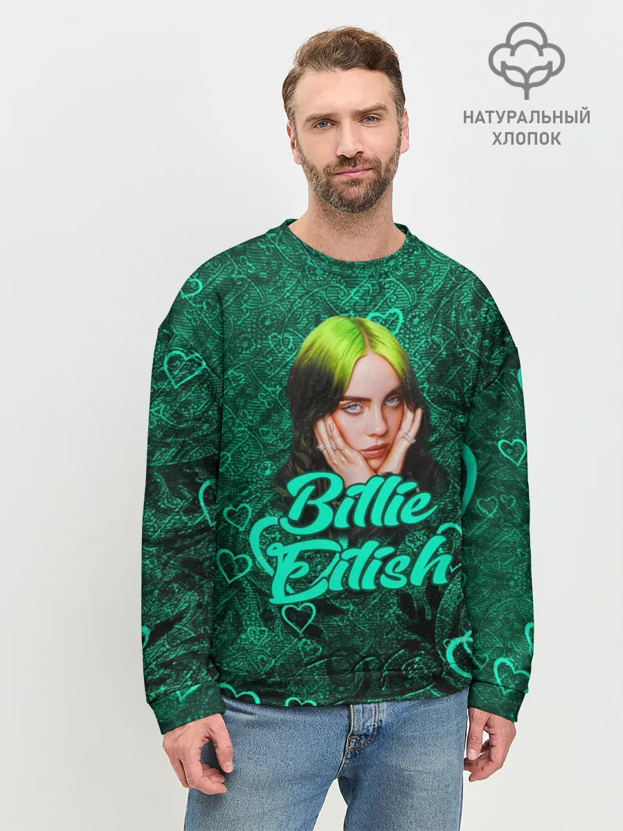 Мужской свитшот базовый / Billie Eilish | Билли Айлиш