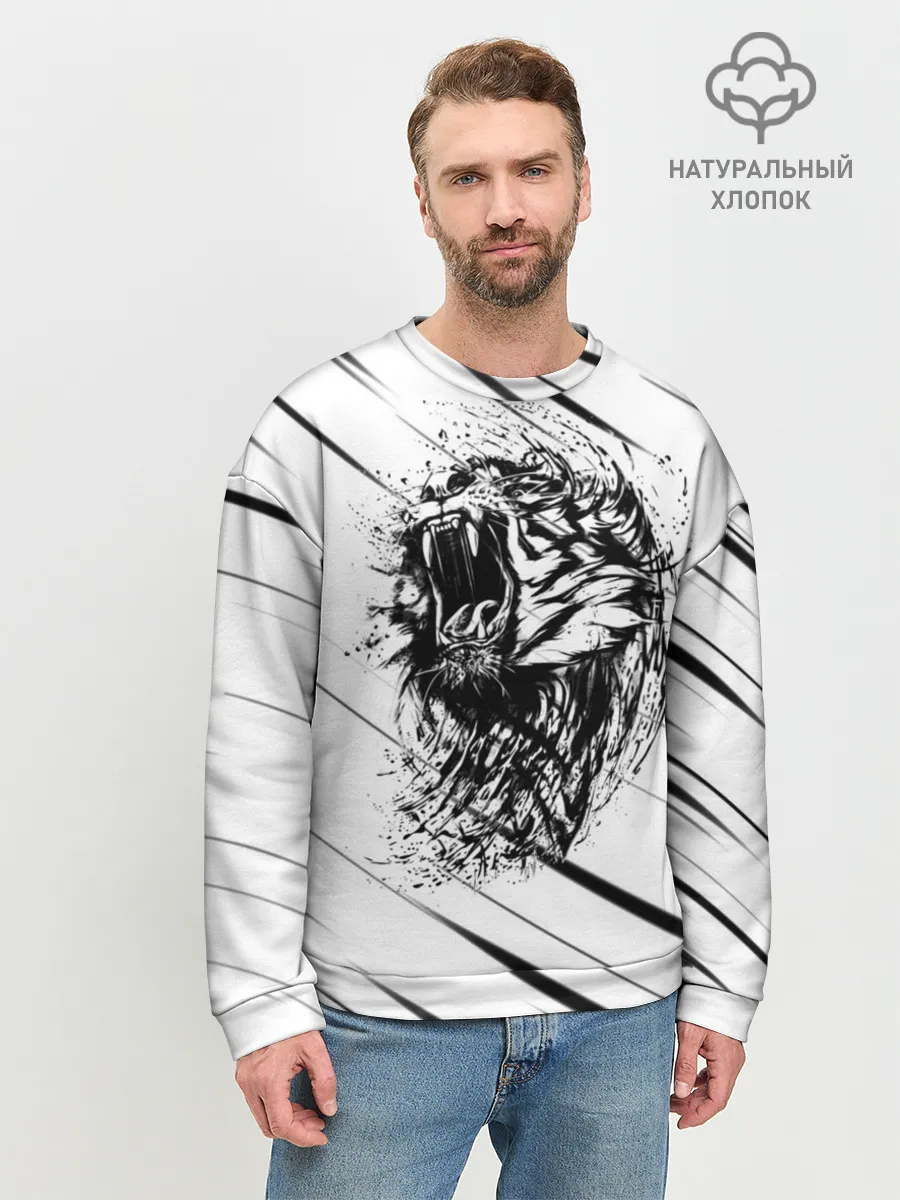 Мужской свитшот базовый / Тигр | Tiger