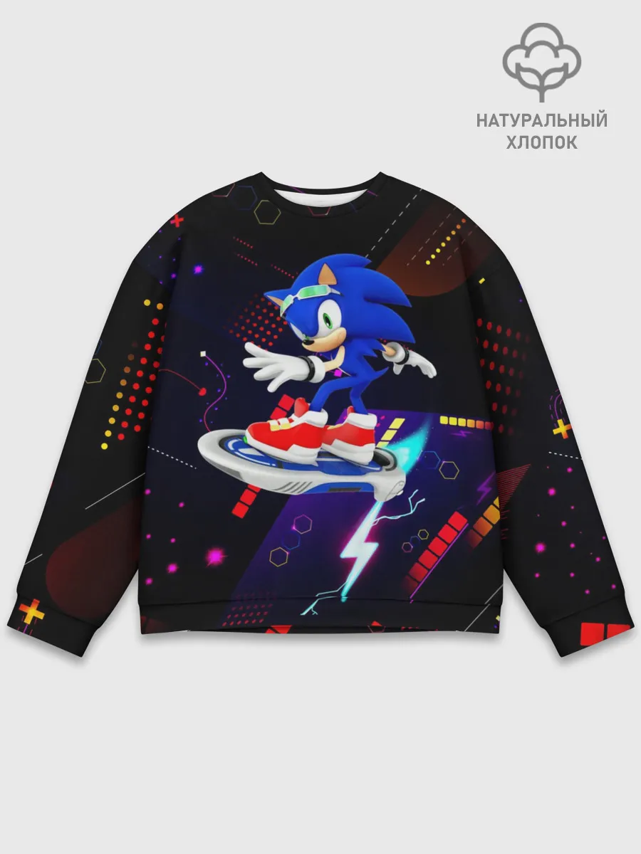 Мужской свитшот базовый / Sonic | Соник