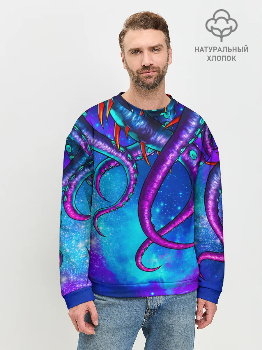 Мужской свитшот базовый / Щупальца