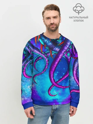 Мужской свитшот базовый / Щупальца
