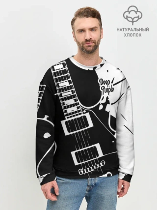 Мужской свитшот базовый / Deep Purple