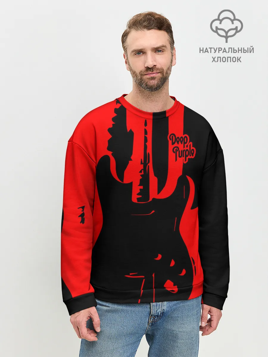 Мужской свитшот базовый / Deep Purple