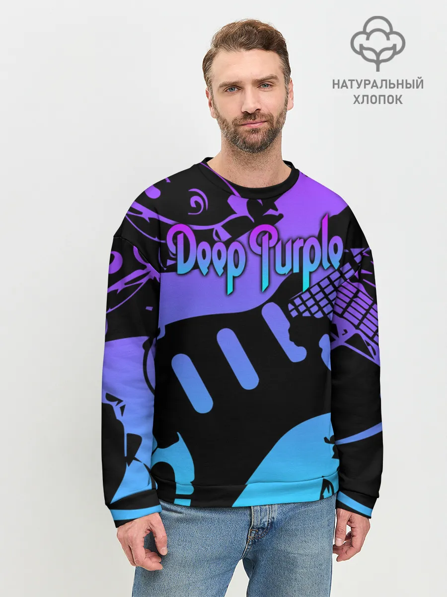 Мужской свитшот базовый / Deep Purple