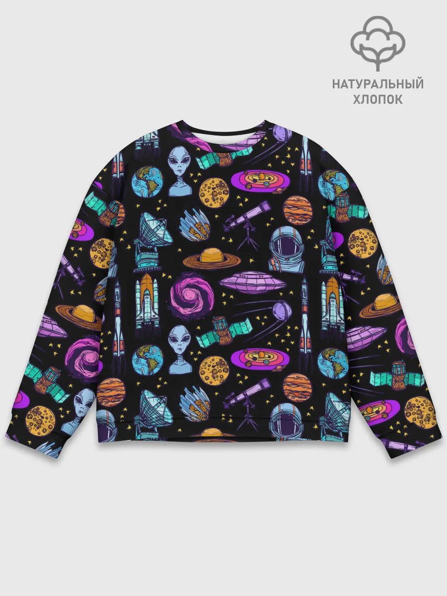Мужской свитшот базовый / космос