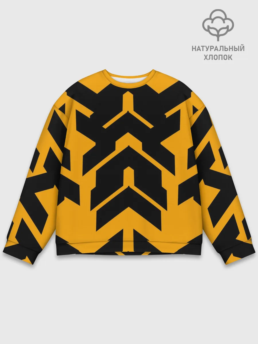 Мужской свитшот базовый / геометрия концепт