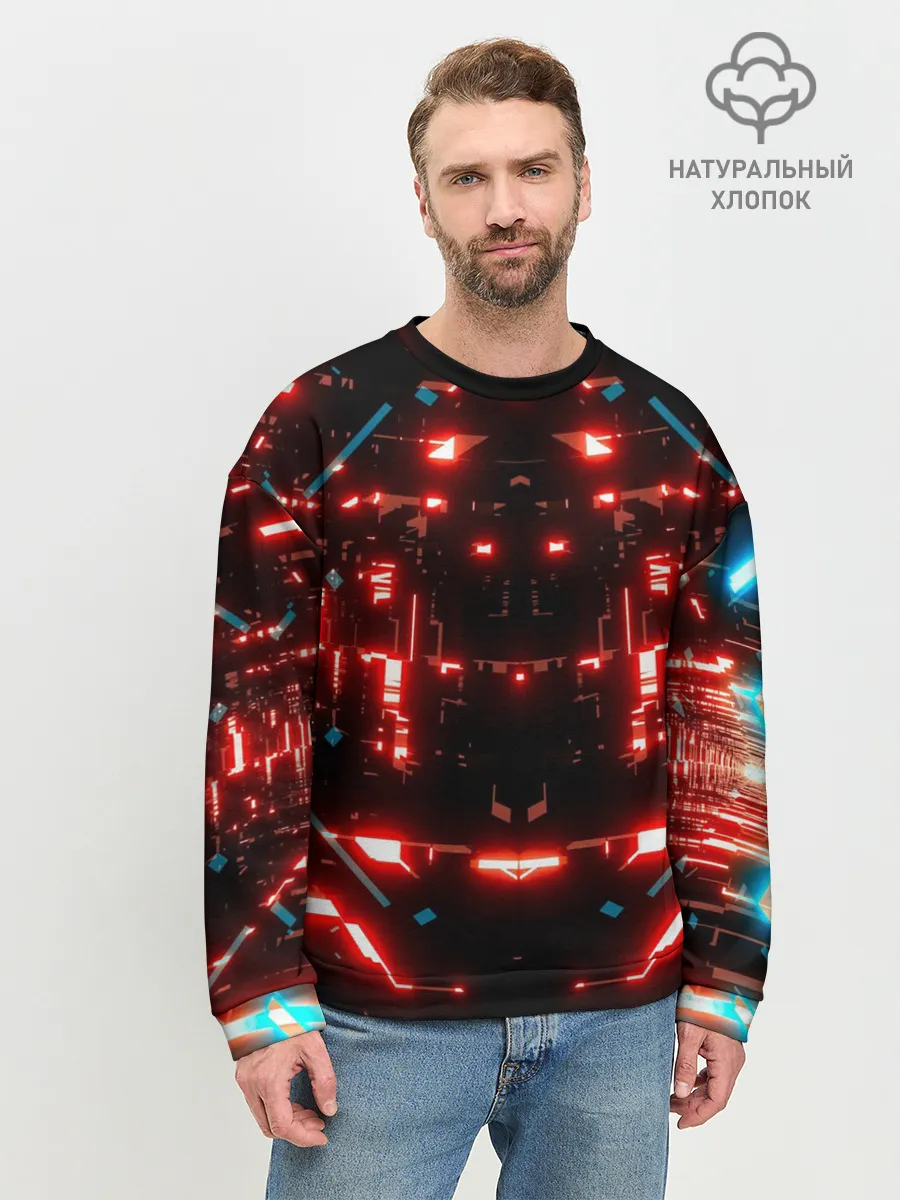 Мужской свитшот базовый / Neon Lights