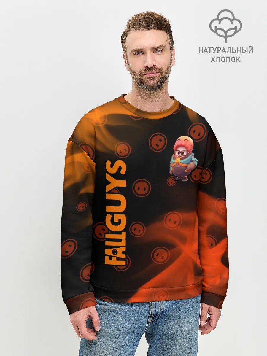 Мужской свитшот базовый / FALL GUYS HALF-LIFE / ФОЛ ГАЙС