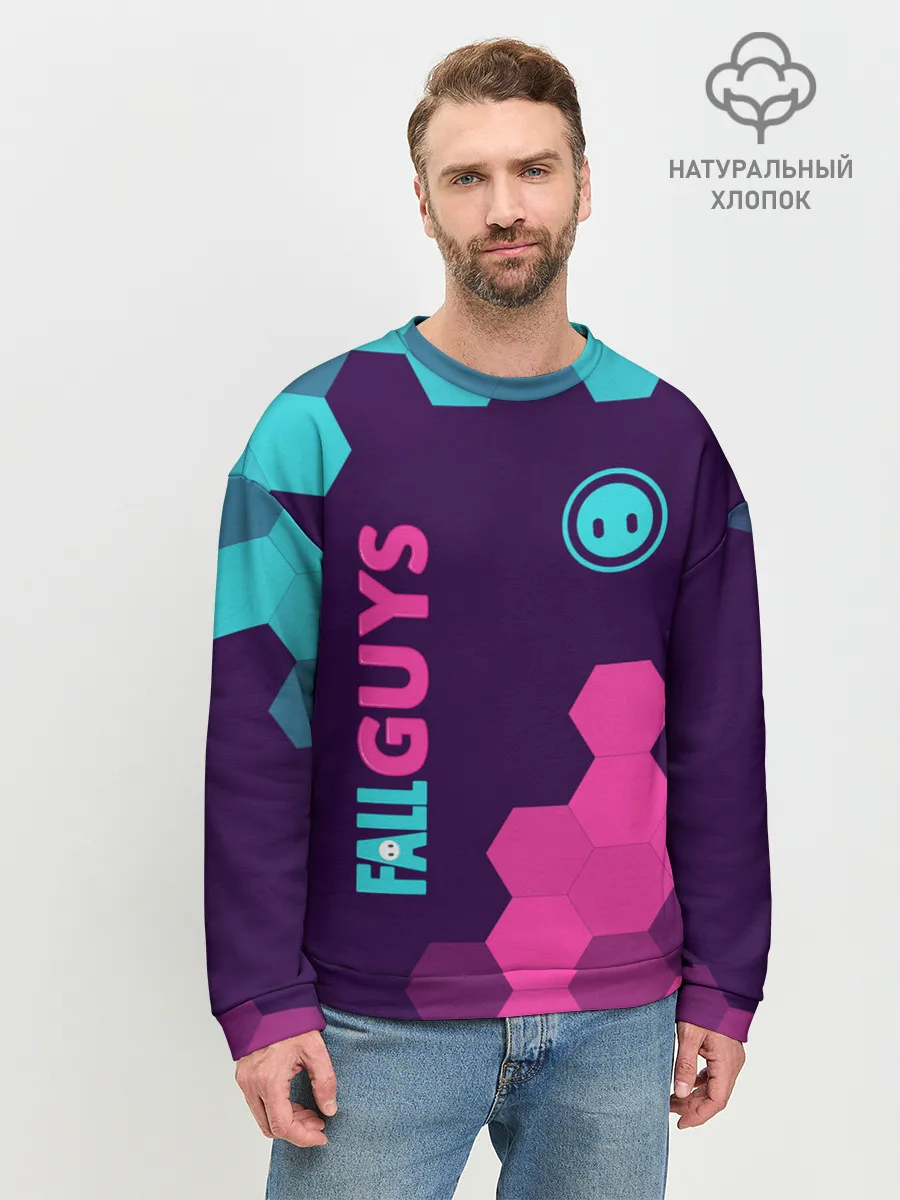 Мужской свитшот базовый / FALL GUYS / ФОЛ ГАЙС